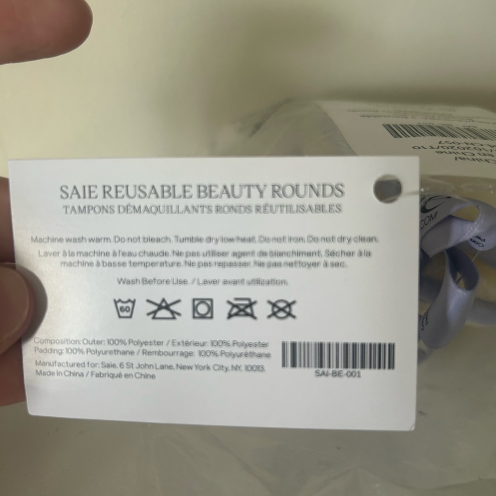 Saie - Reusable Beauty Pads. New. - Picture 4 of 4